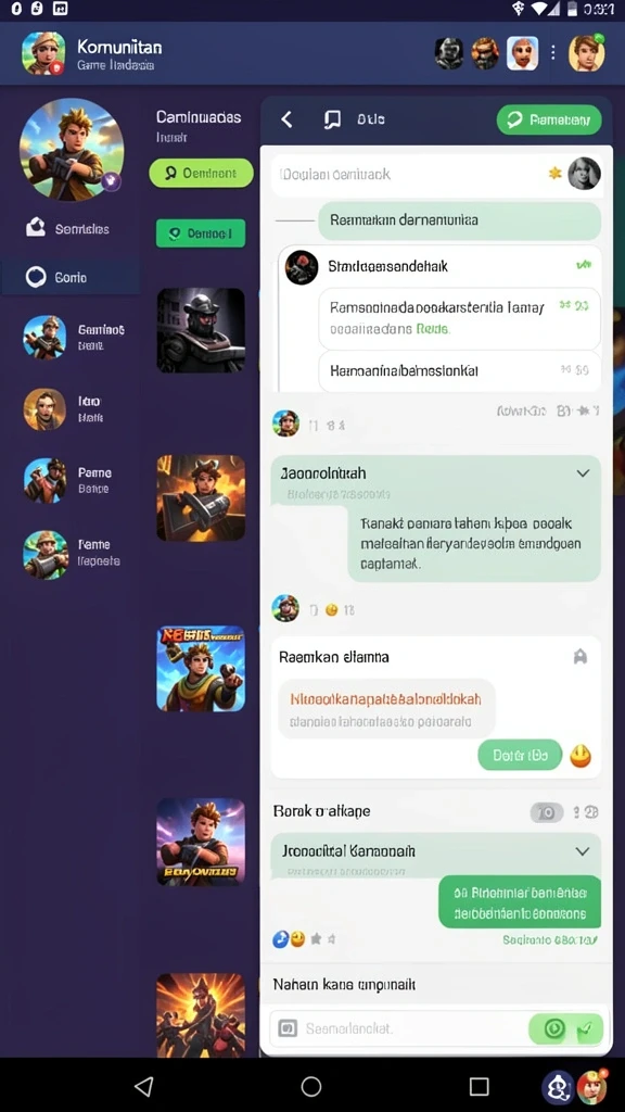 Tampilan awal yang menawan dan mudah dipahami.