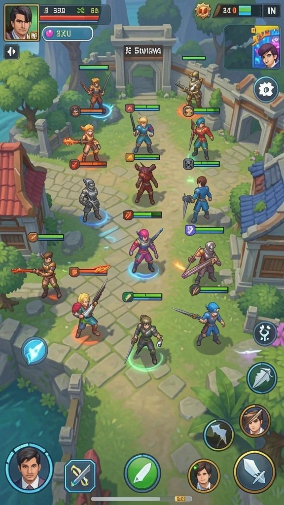 Fitur multiplayer yang memungkinkan bermain bersama teman.