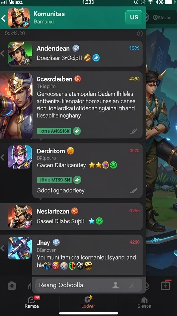 Event dan turnamen seru setiap minggu.