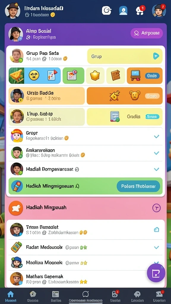 Tampilan antarmuka yang menarik dan mudah digunakan.