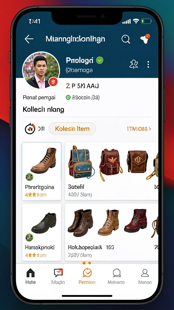 Tampilan antarmuka yang ramah pengguna.