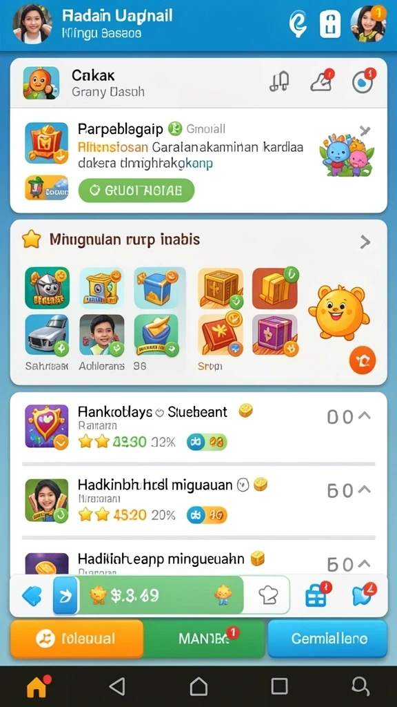 Fitur kustomisasi karakter yang beragam.