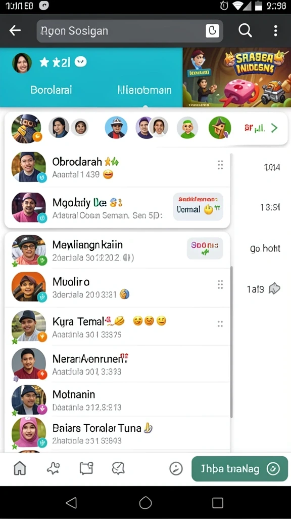Fitur kompetisi real-time dengan pemain lain.