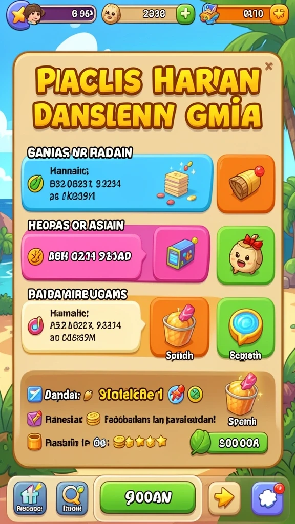 Karakter unik dengan kemampuan menarik.