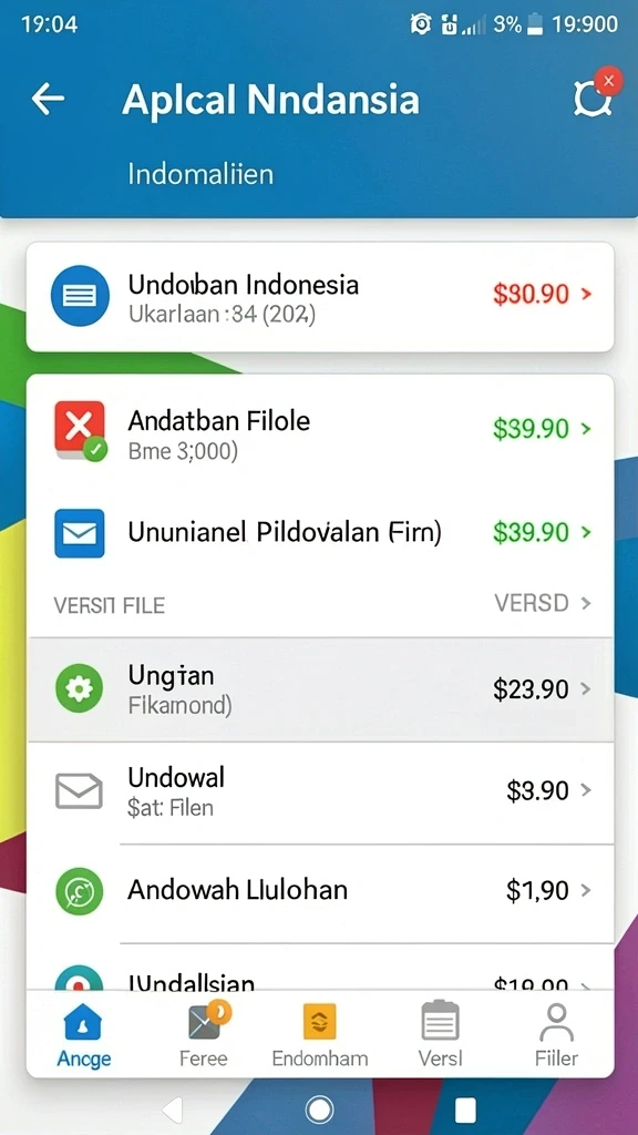 Tampilan antarmuka pengguna yang menarik dan modern.