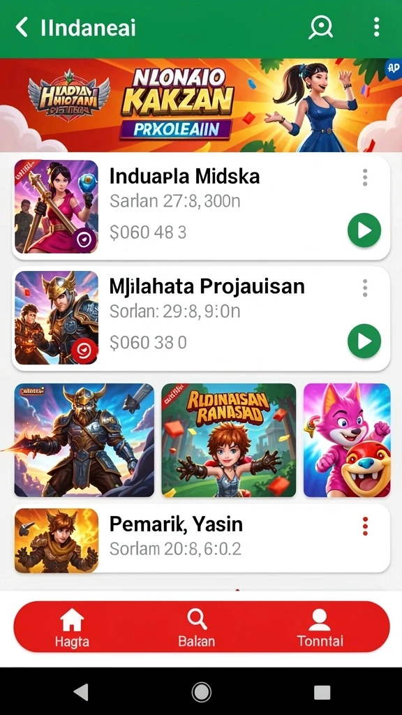 Tampilan antarmuka yang modern dan intuitif.