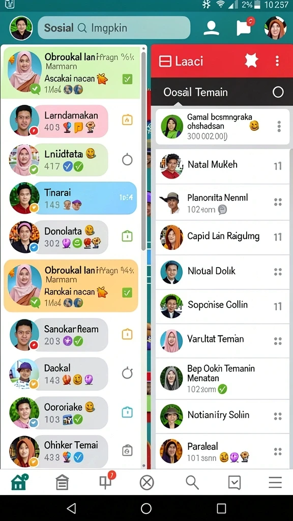 Tampilan utama aplikasi INATOGEL yang modern dan menarik.