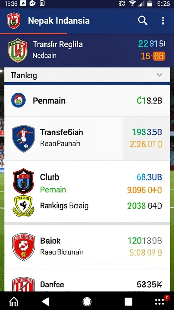 Tampilan antarmuka yang menarik dan intuitif.