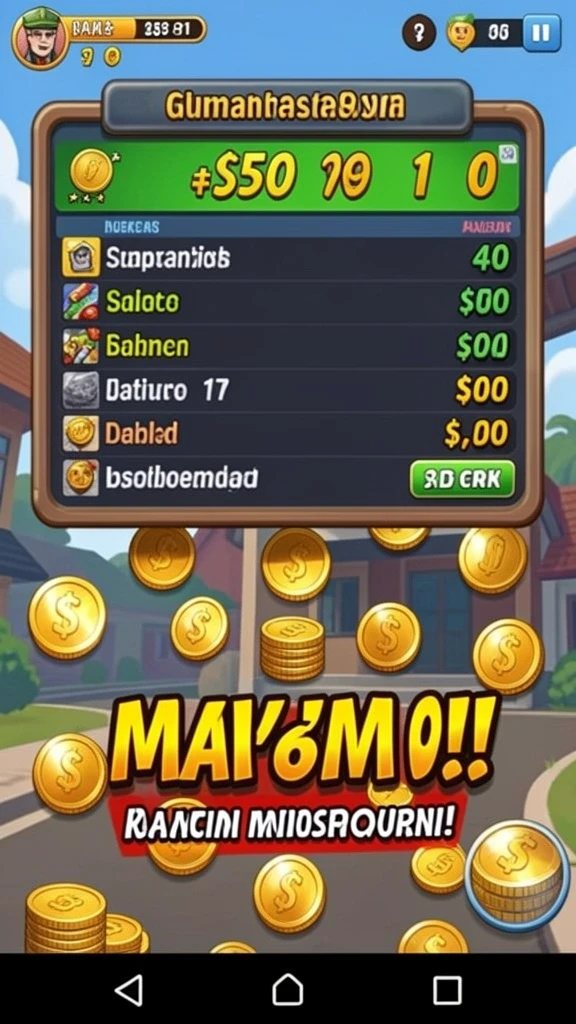 Beragam mode permainan yang dapat dipilih.