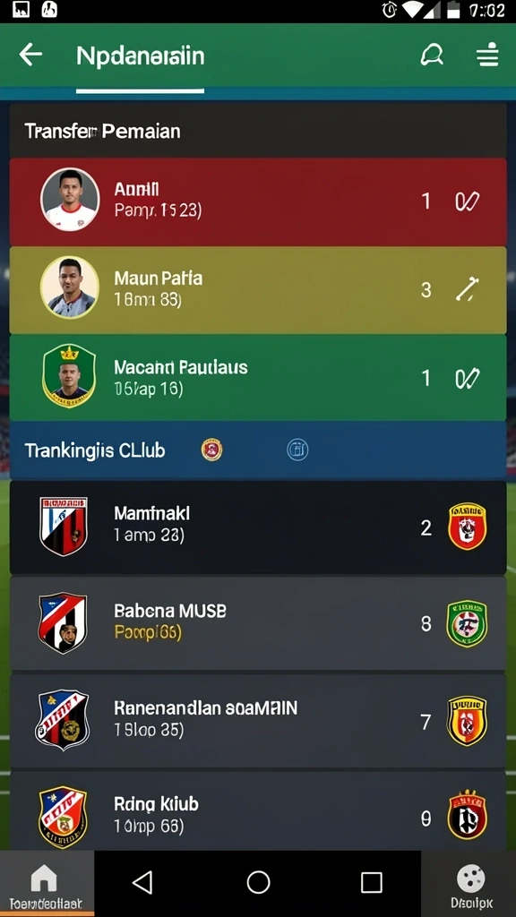 Tampilan antarmuka yang menarik dan modern.
