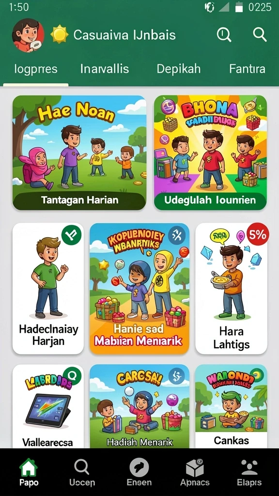 Screenshot menampilkan halaman promosi dan bonus terbaru.