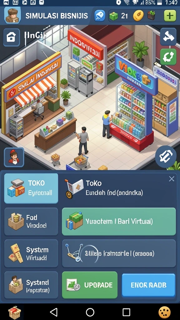 Tampilan grafis yang memukau saat bermain slot.