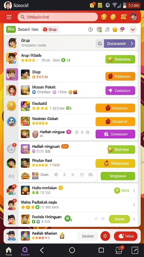 Fitur multiplayer untuk bersaing dengan teman.
