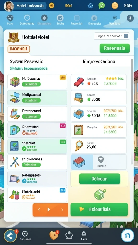 Tampilan antarmuka yang menarik dan user-friendly.