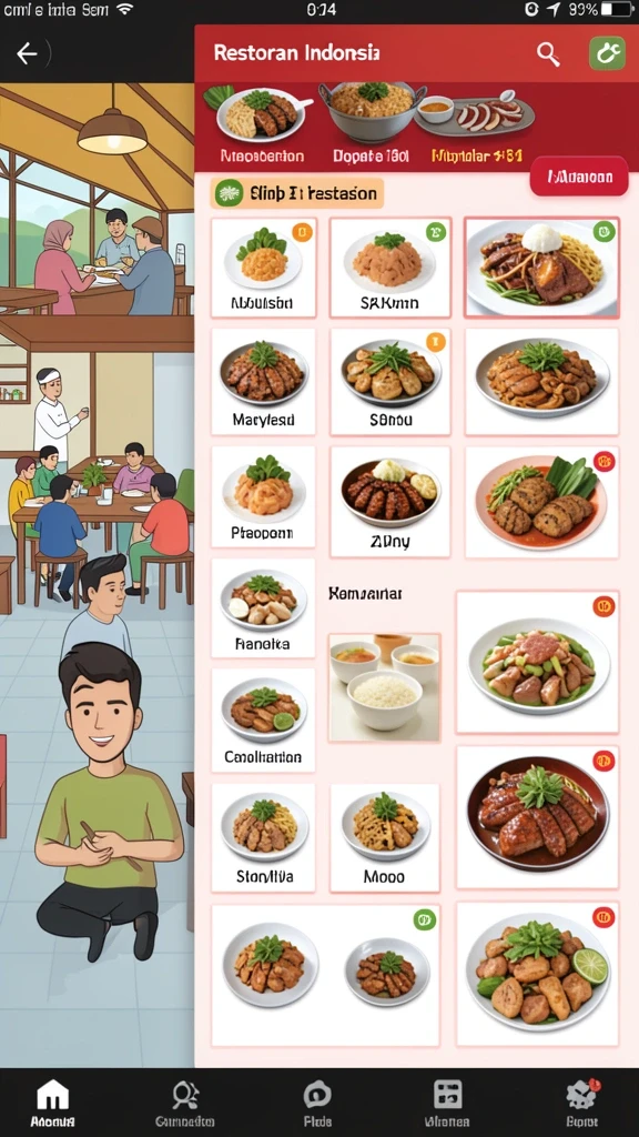 Screenshot dari salah satu level permainan yang menantang.