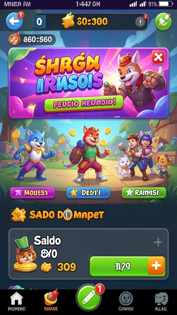 Hadiah menarik untuk setiap pencapaian dalam game.
