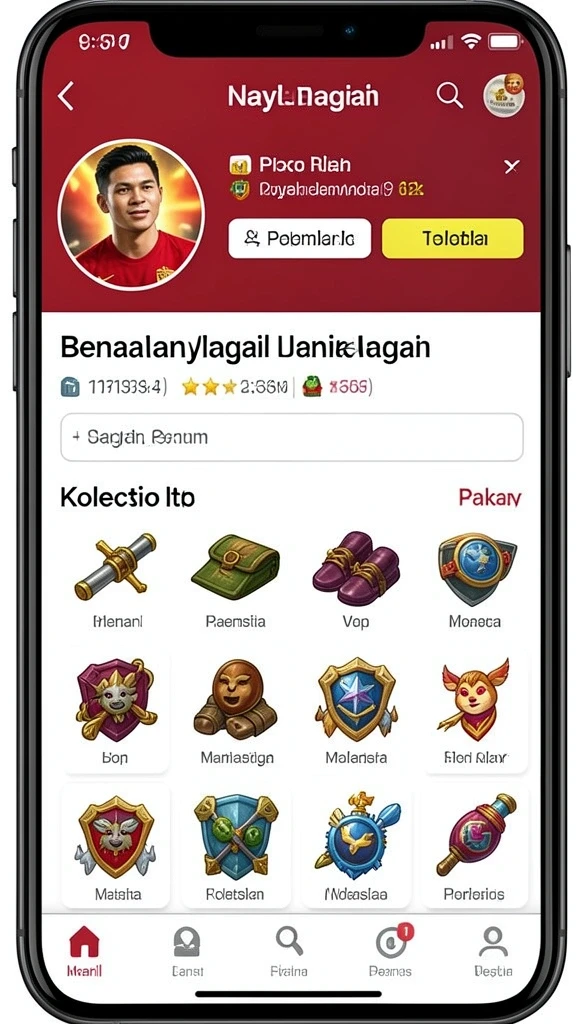 Tampilan antarmuka yang modern dan mudah digunakan.