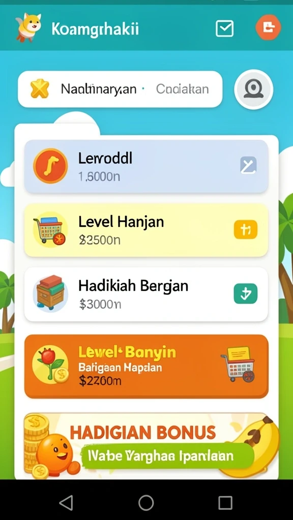 Beragam pilihan permainan yang menghibur dan menarik.