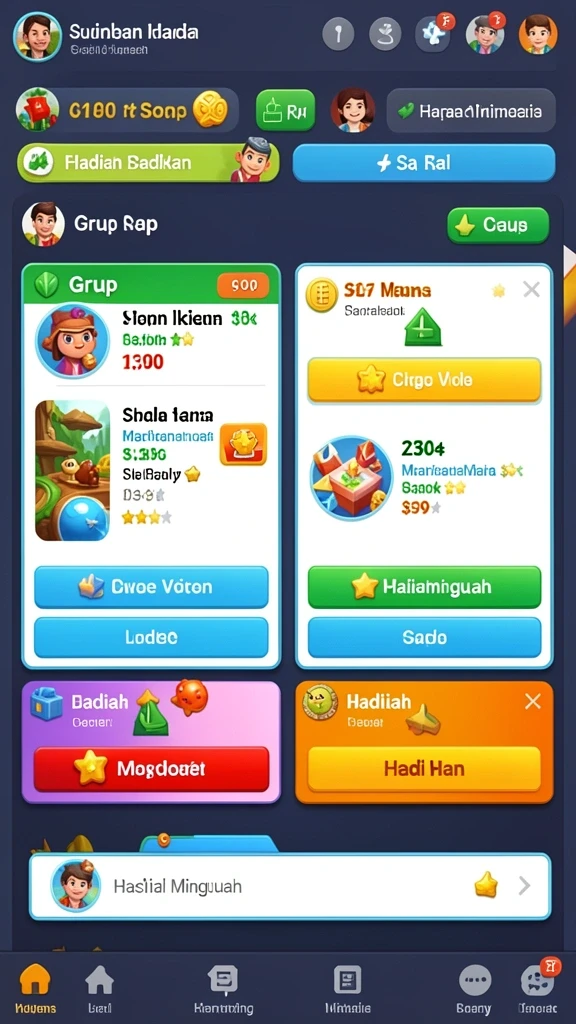 Tampilan awal RICIS77 yang menarik dan memukau.