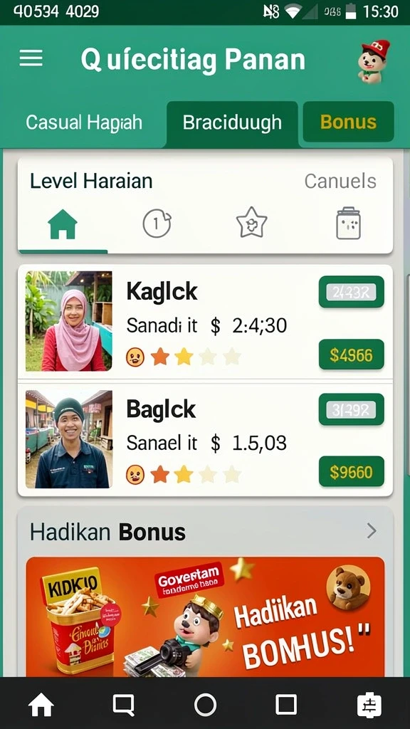 Tampilan antarmuka yang mudah digunakan.