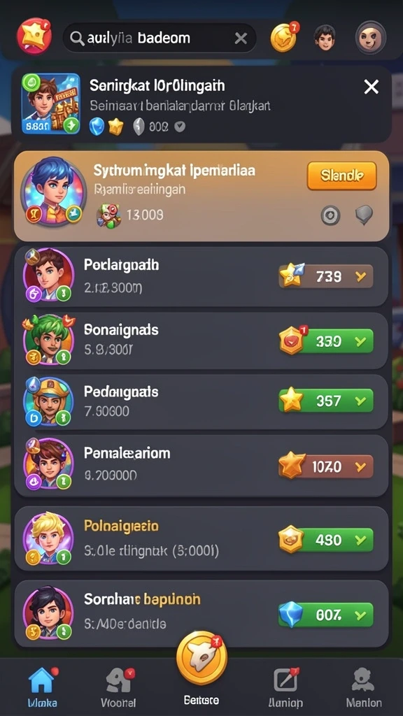 Screenshot dari mode permainan 'Battle Royale' yang menantang.
