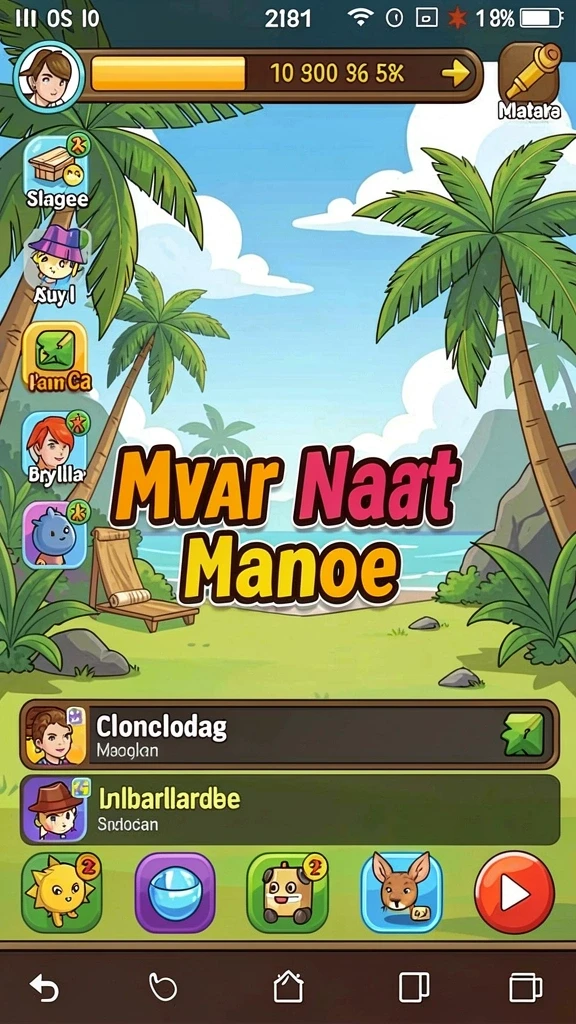 Tampilan grafis yang menarik dan colorful.