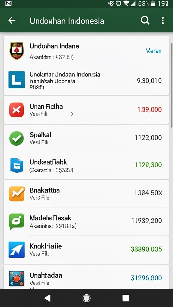 Tampilan antarmuka yang intuitif dan mudah dipahami.