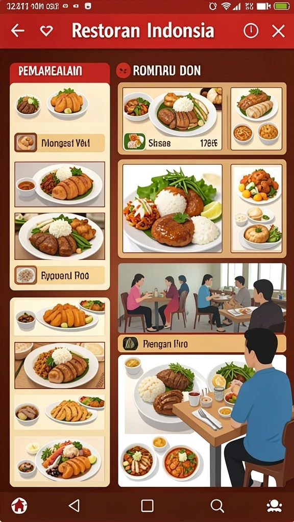 Pengaturan lintasan balapan yang menantang.