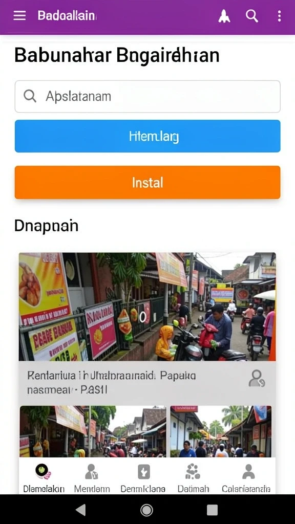 Tampilan antarmuka yang sederhana dan intuitif.